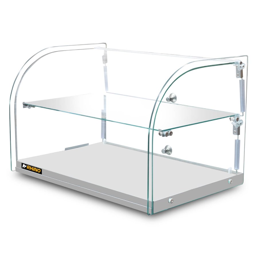 VITNEU-45C RHINO VITRINA NEUTRA CURVA 45 L