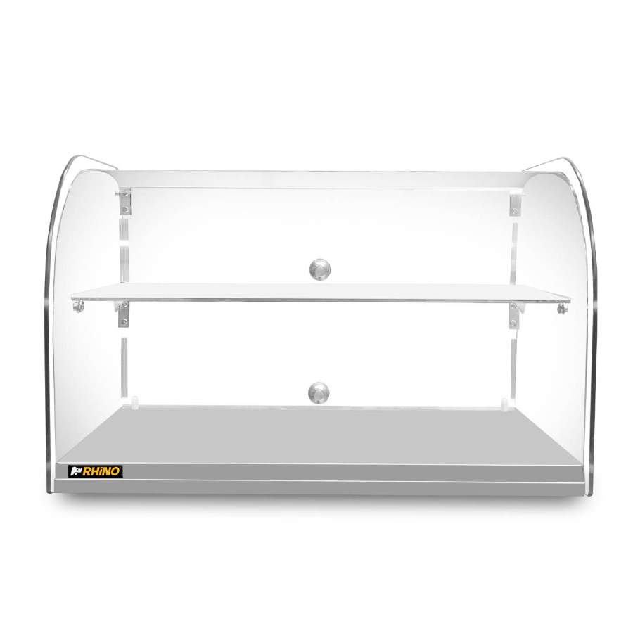 VITNEU-45C RHINO VITRINA NEUTRA CURVA 45 L