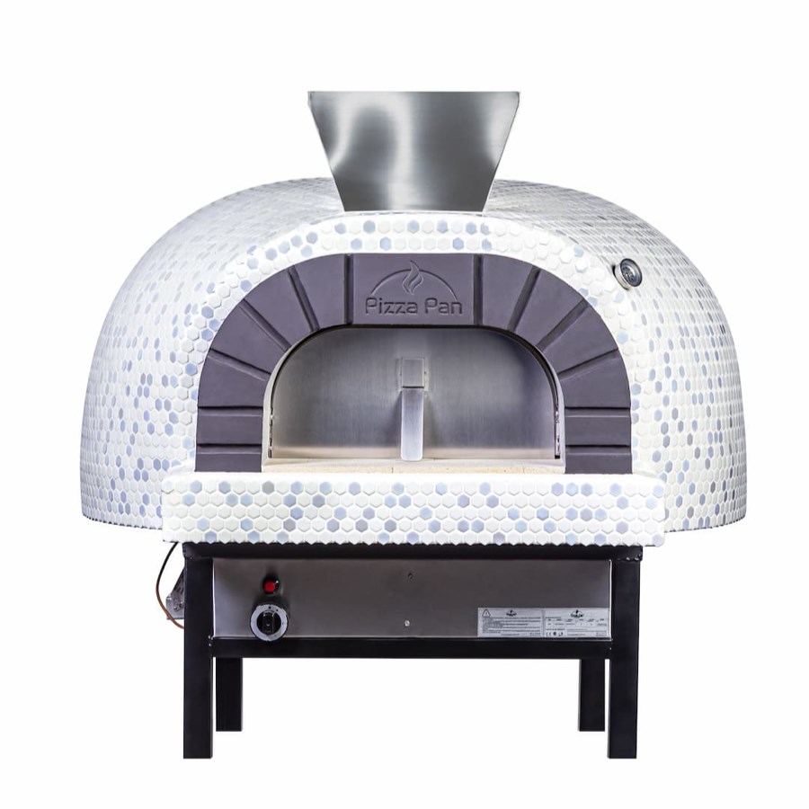 HP-100G PIZZA PAN HORNO DE LEÑA BASE EMPOTRABLE CON GAS 