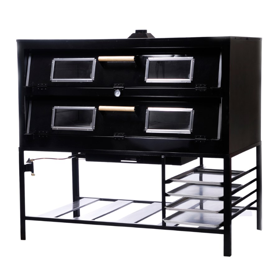 H6 MAQUIPAN HORNO PANADERO 6 CHAROLAS 2 GAVETAS