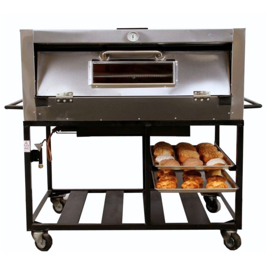 H4ML MAQUIPAN HORNO PANADERO CHAPARRO 4 CHAROLAS 1 GAVETA