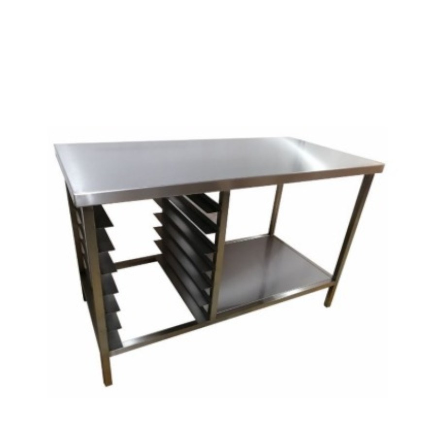 MEE1.0AI MAQUIPAN MESA DE TRABAJO CON ENTREPAÑO Y ESPIGUERO