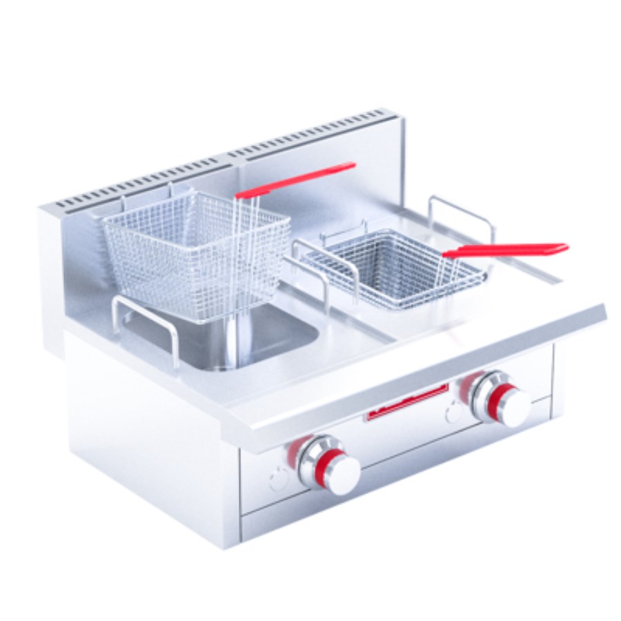 FC-10-D MESA PETIT CORIAT FREIDORA A GAS 2 CANASTILLAS CAPACIDAD 3 LITROS