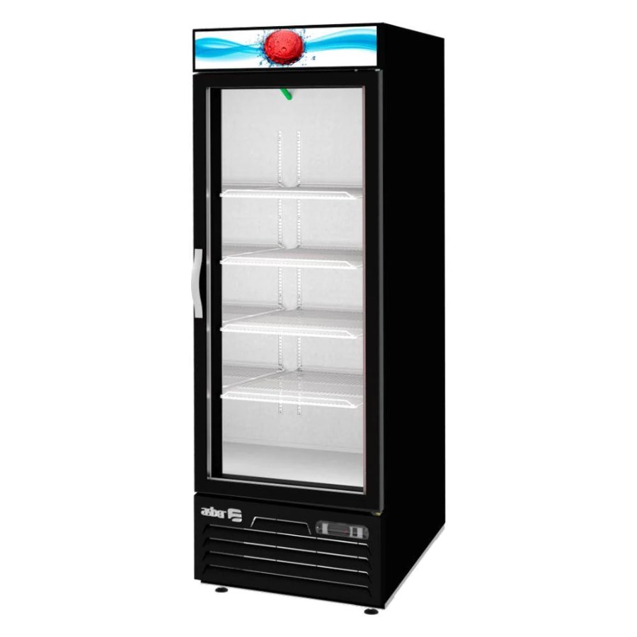 ARMD 23 HC ASBER REFRIGERADOR 1 PUERTA CRISTAL CON DISPLAY MERCHANDISER LINE