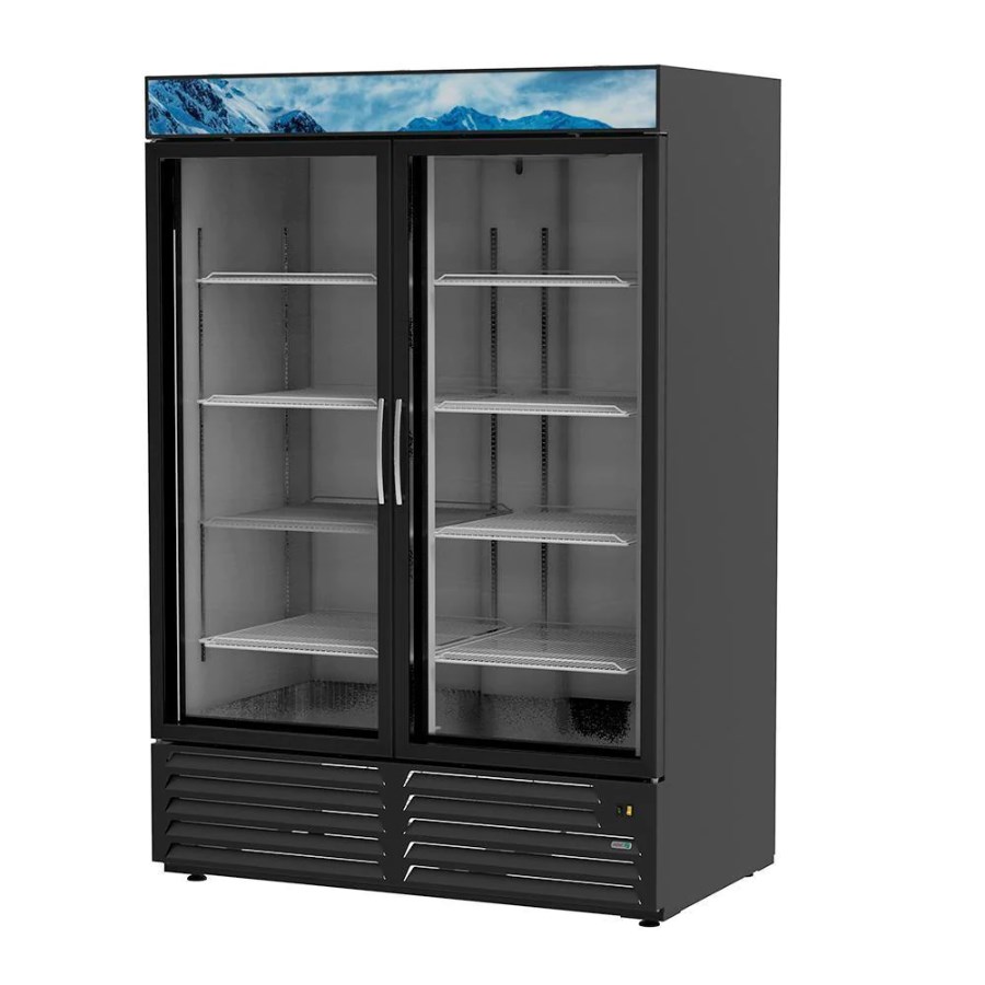 AFMD 37 HC ASBER CONGELADOR 2 PUERTAS CRISTAL CON DISPLAY MERCHANDISER LINE