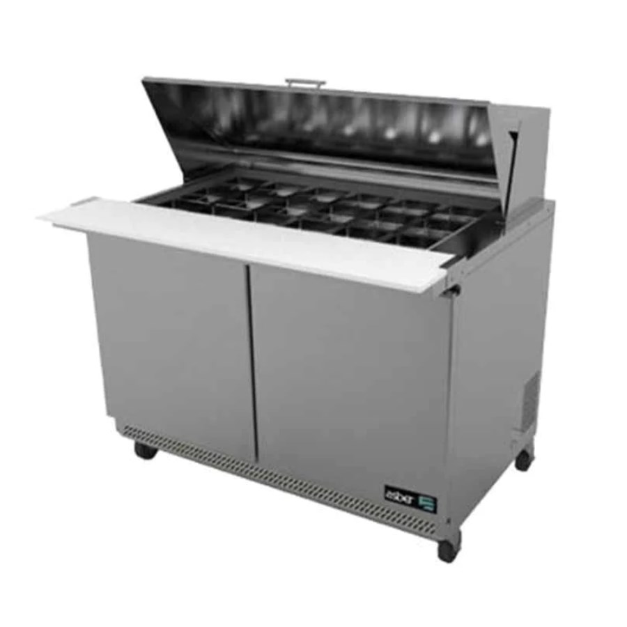 APTM 60 24 HC ASBER MESA REFRIGERADA DE PREPARACIÓN 2 PUERTAS MEGA TOP