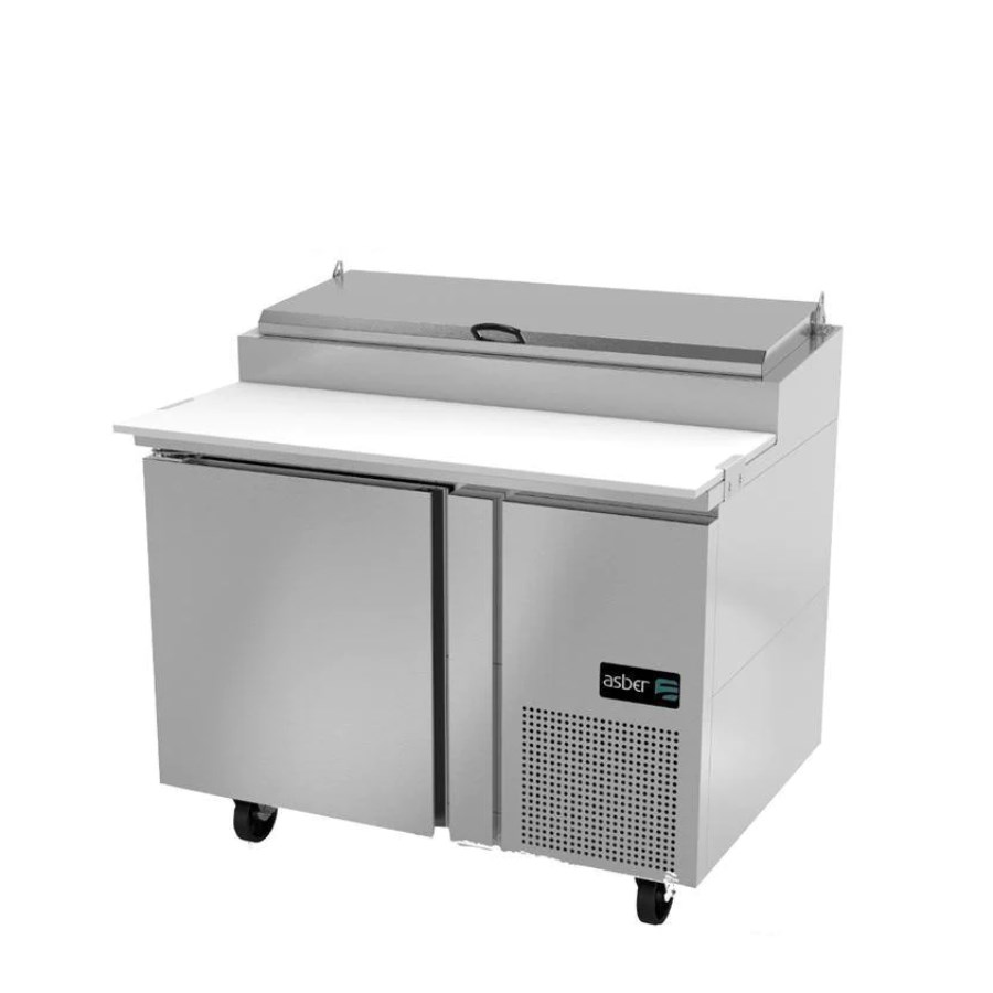 APTP 46 P HC ASBER MESA REFRIGERADA DE PREPARACIÓN DE PIZZA 6 INSERTOS PREMIUM LINE