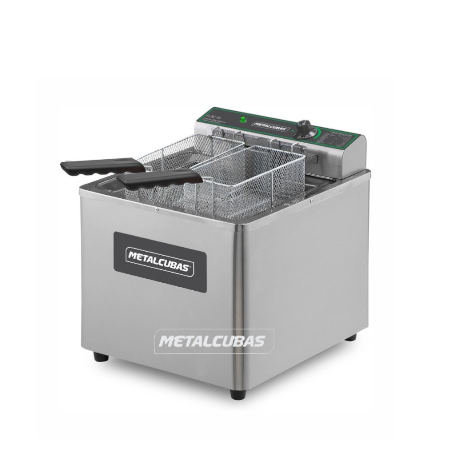 FOE15M METALCUBAS FREIDORA DE MESA ZONA FRIA ACEITE 15L 127V