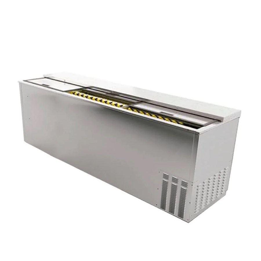 ADBC-94-S HC ASBER BOTELLERO REFRIGERADO ACERO INOXIDABLE 3 PUERTAS CORREDIZAS