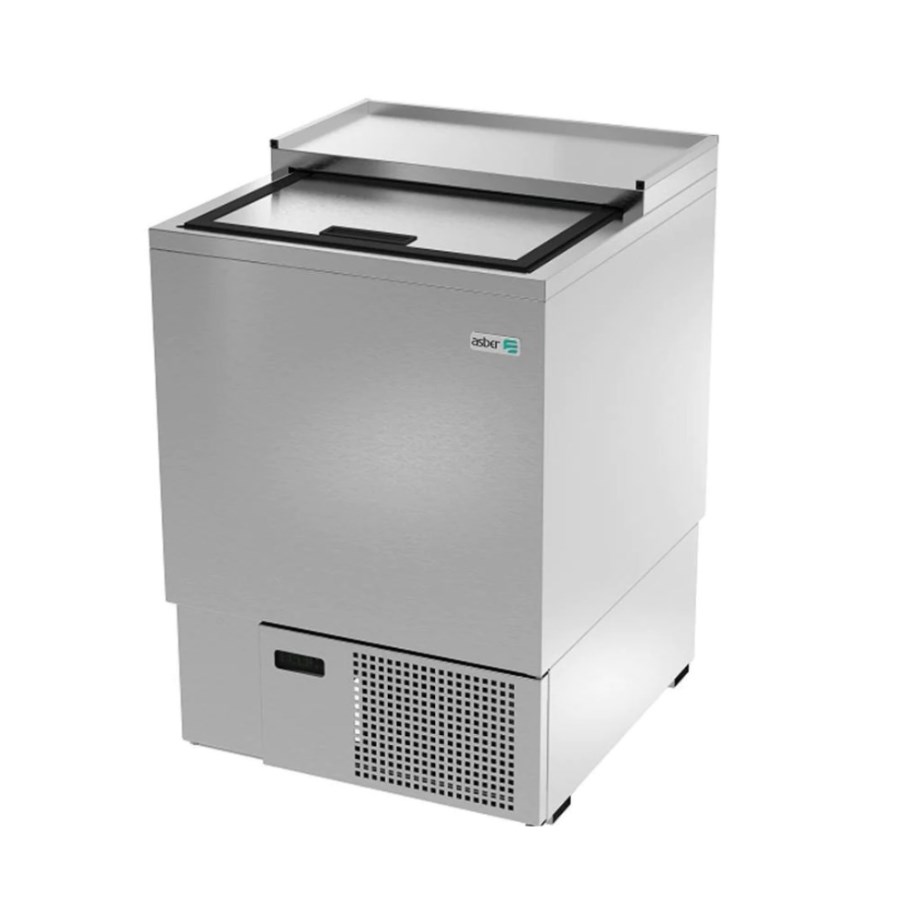 AGF 24 S HC CONGELADOR GLASS FROSTER ACERO INOXIDABLE 1 PUERTA CORREDIZA PROFESSIONAL LINE