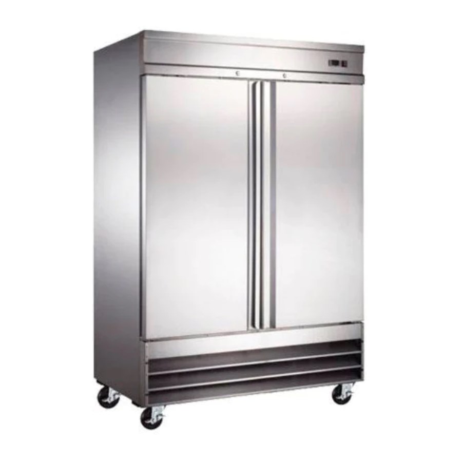 RV-2PS-SS-01 ICEHAUS REFRIGERADOR ACERO INOXIDABLE 2 PUERTAS 