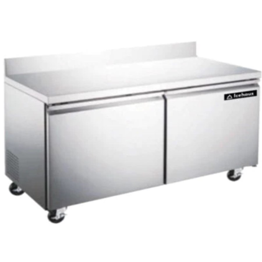 MTR-2P-SS-02 ICEHAUS MESA DE TRABAJO REFRIGERADOR DE 2 PUERTAS