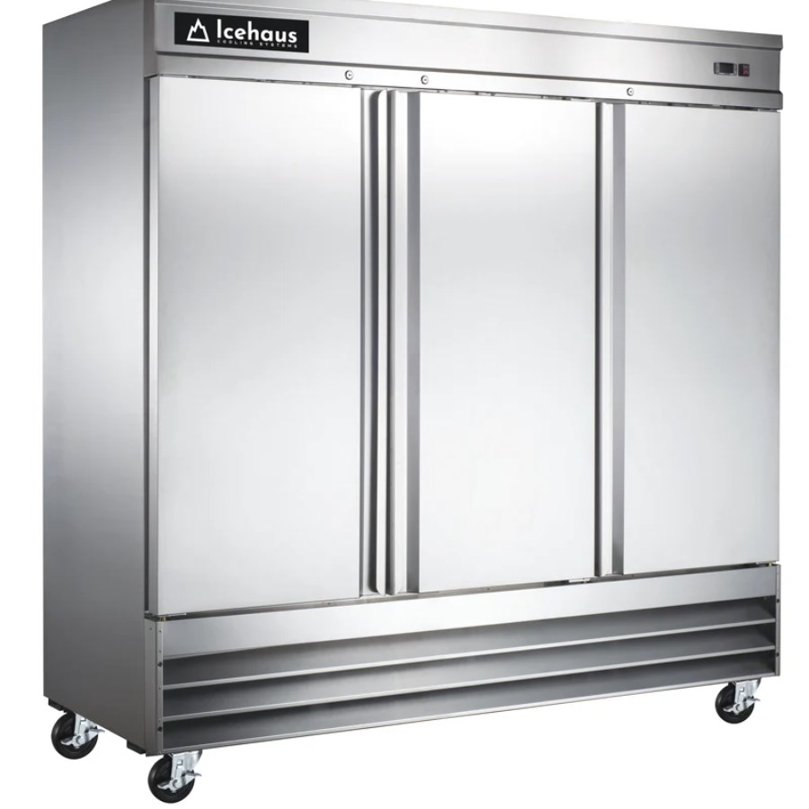 RV-3PS-SS-01 ICEHAUS REFRIGERADOR 3 PUERTAS SOLIDAS