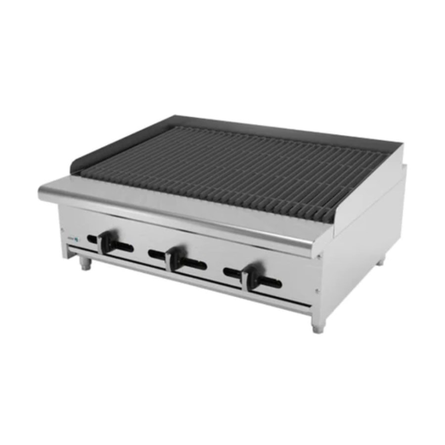 AECRB-36 ASBER ASADOR A GAS PIEDRA VOLCÁNICA 