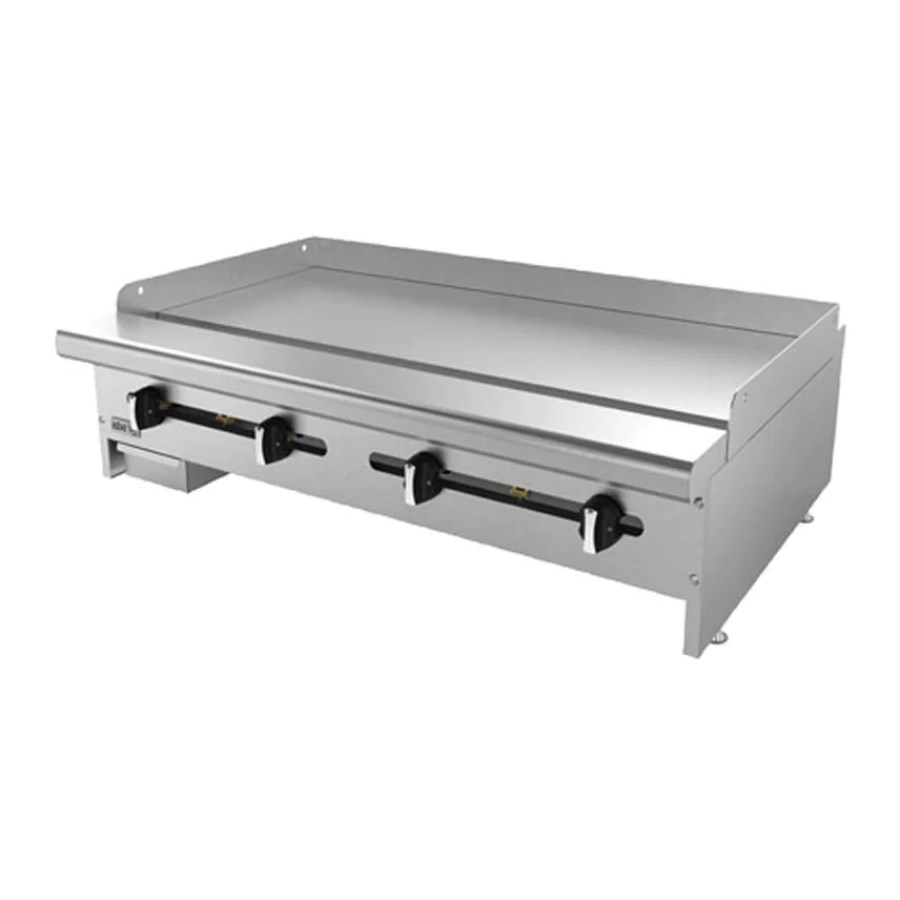 AEMG-72-H ASBER PLANCHA LISA A GAS CON PLACA DE 1 