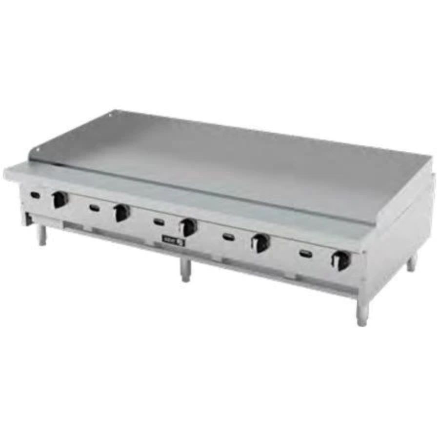 AETG-60-H ASBER PLANCHA LISA TERMOSTATICA A GAS CON PLACA DE 1