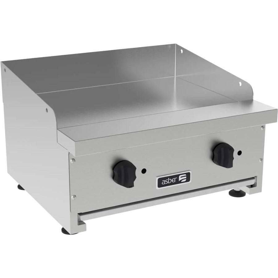 ASMG-24 ASBER PLANCHA LISA A GAS CON PLACAS DE 5/8