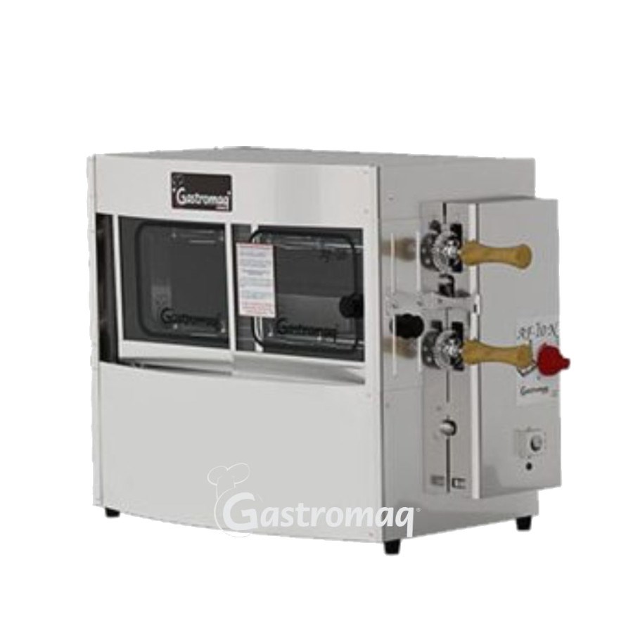 AF10N GASTROMAQ ROSTICERO 10 POLLOS A GAS 0.55KG/H 110V