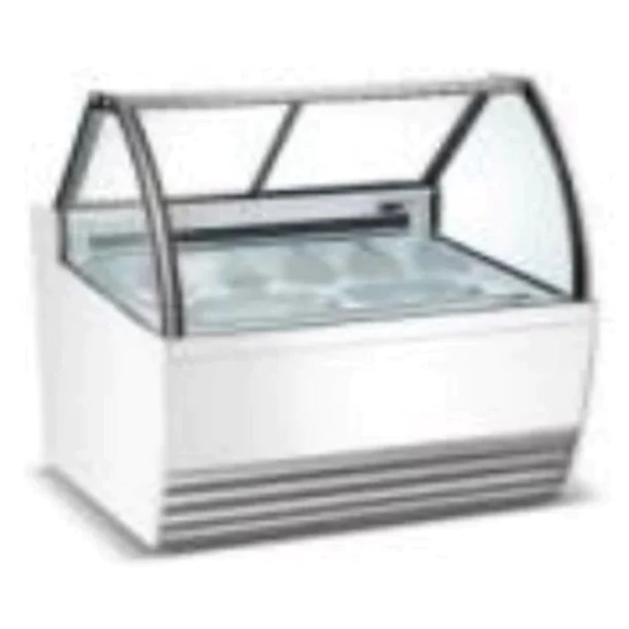 DW-10 MIGSA VITRINA EXHIBIDORA DE HELADOS DE 10 INSERTOS
