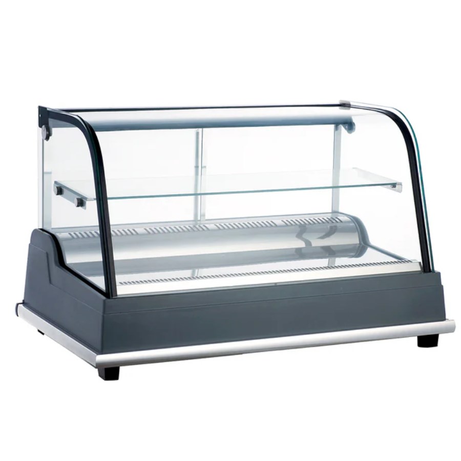 RTW185L MIGSA VITRINA REFRIGERADA CRISTAL CURVO DE LUJO