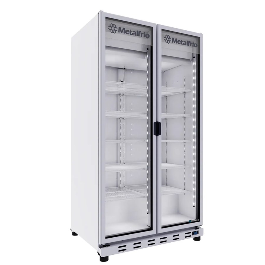 VN100 METALFRIO REFRIGERADOR CERVECERO 2 PUERTAS DE CRISTAL "SUBZERO"