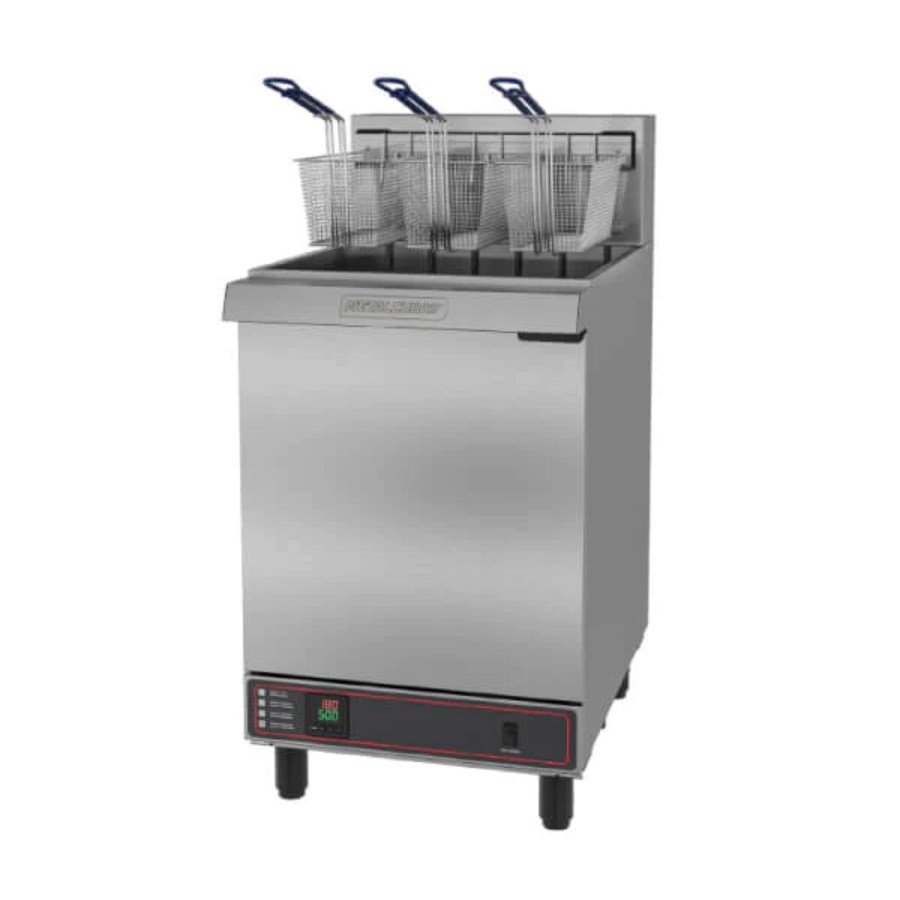 FAO3C METALCUBAS FREIDORA INDUSTRIAL ELETRICA CON ZONA FRIA DE ACEITE 44L 220V TRIFASICA