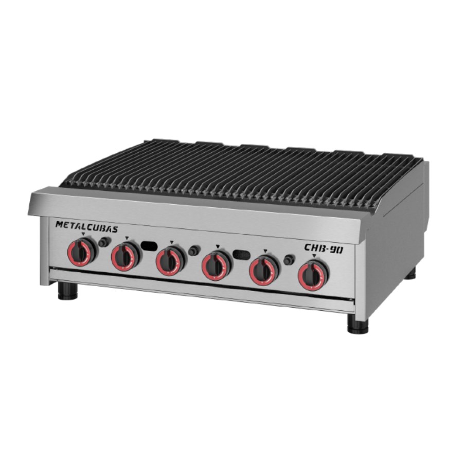 CHB90 METALCUBAS ASADOR CHAR BROILER A GAS 36 PULGADAS